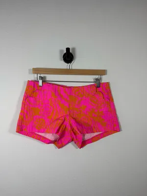 Lilly Pulitzer Women’s Liza Shorts Pop Pink Seaesta Scallop Floral Size 4 thumbnail 3
