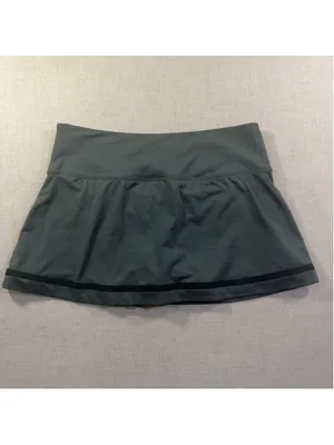 Nike Women’s Medium Grey Dri-FIT Tennis Skort Pleated Golf Athletic Skirt M thumbnail 5