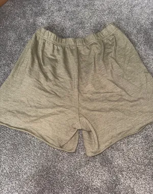 Hanes Olive Sweatpants Shorts thumbnail 4