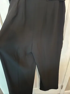 Express wide leg high-rise dress pants size 8 stylish work attire thumbnail 4