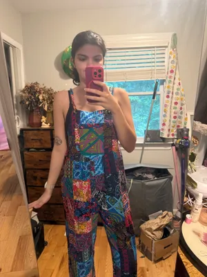 Boho style overalls Multiple Size XL thumbnail 2