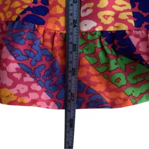 Joy Joy Multicolor Halter Mini Dress XS Pink thumbnail 7
