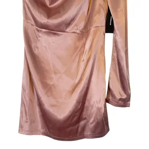 NEW Lulus Indulge Me Y2k Style Satin Mini Dress Size Medium thumbnail 7