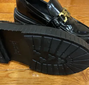 Primark Women's chunky platform Loafers with Gold Chain Accent size 7 thumbnail 13