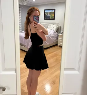 Black Skater Skirt Size XS thumbnail 2