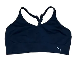 Puma Black Racerback Sports Bra Intimates thumbnail 1