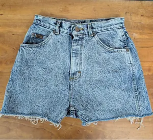 Vintage Lee Denim Acid Wash Cutoff Shorts thumbnail 1