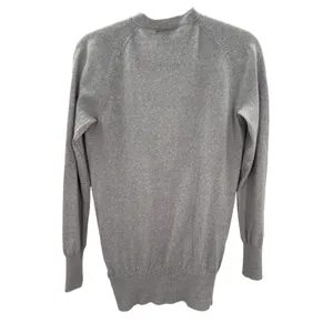 J.Crew Womens Gray 100%‎ Merino Wool V-Neck Button Front Cardigan Sweater Small thumbnail 2