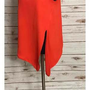 Babaton Aritzia red orange Hopkins tie-front sleeveless blouse Size XS thumbnail 3