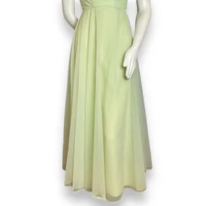 Vintage 50s Formal Dress Prom Strapless Pale Green Elegant‎ Hollywood Glamorous thumbnail 4