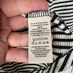 We‎ The Free Striped Cropped Thermal Top Size Large thumbnail 7
