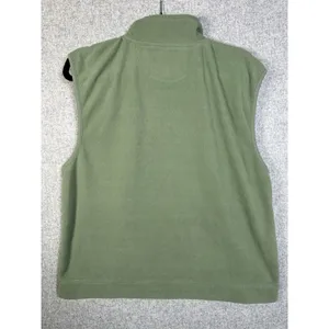 10,000 Above Sea Level Womens XL Vest Fleece Green Zip Sleeveless Hiking Comfort thumbnail 10