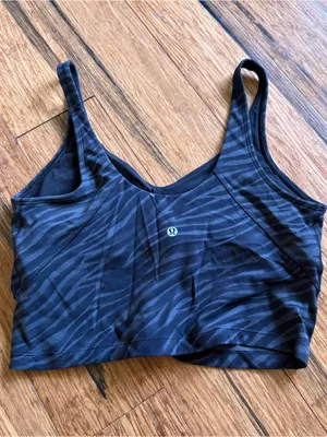 Lululemon Align Tank Top Zebra Print Size 12 thumbnail 2