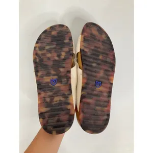 Rothys The Weekend‎ Slide Sandals Oatmeal Tan Tortoise Shell Sole Womens 11 thumbnail 6