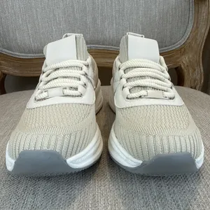 Outwoods Women's lightweight athletic mom sneaker resort travel cream color 6.5 comfort thumbnail 7