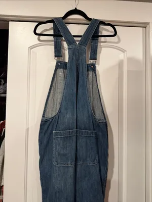 GAP Women's Denim Overall Jumpsuit in Medium Blue NWT thumbnail 7