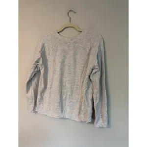 Monrow Women's Thin Heather Grey Pull Over Lightweight Sweatshirt Sz S thumbnail 5