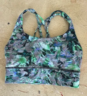 Lululemon Energy Long Line Bra in Rapid Flourish Multi thumbnail 1