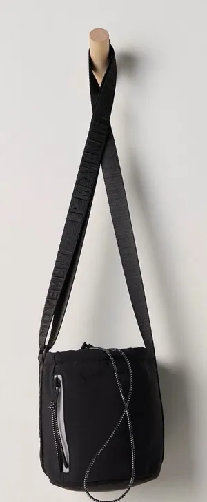 Free People Dusk to Dawn Quencher Sling Bag $68 black NWT thumbnail 1