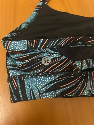 Lululemon Multicolor Teal/Pink Sports Bra thumbnail 4
