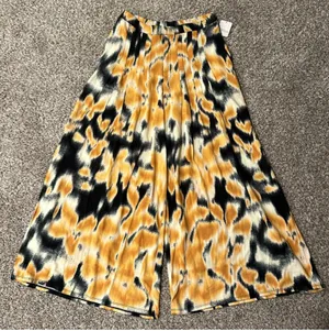 NWT Free People Bali Wild Child Pleated Pants Sz M thumbnail 2