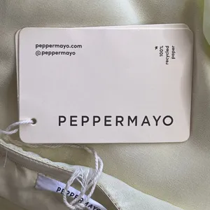 Peppermayo yellow Eden strapless maxi dress drop waist new with tag size 8 thumbnail 9