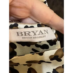 Bryan Bradley‎ Animal Print Silk Dress Size Sheath Size thumbnail 5