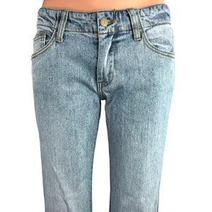 Pacsun Blue Light Wash Low Rise Y2K Stretch Denim Flared Bell Bottom Jeans Sz S thumbnail 4