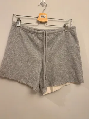 SKIMS COTTON FLEECE CLASSIC SHORT Heather Grey Medium thumbnail 6