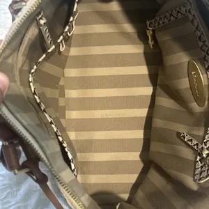 Brahmin Vivian Onyx Java Snake Leather Dome Satchel Bag Rare thumbnail 7