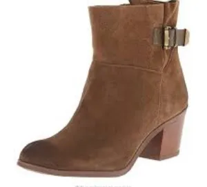 Franco‎ Sarto monument suede leather ankle boots size 7.5 thumbnail 1