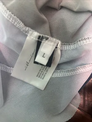 Sheer Knot-Front Blouse in Misty Blue thumbnail 13