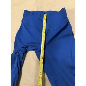 Lululemon‎ Size 10 Base Pace HR Crop 23" Tight Leggings PSYH Psychic Blue thumbnail 4