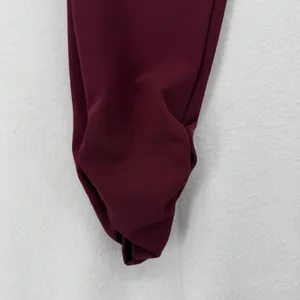 Trixxi Strapless Burgundy Ruched Leg Jumpsuit M Formal Cocktail Evening Romper thumbnail 5