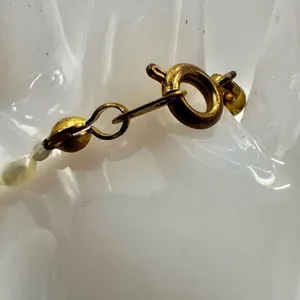 Jade freshwater Pearl stretchy bracelet Green thumbnail 6
