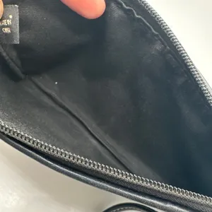 y2k COACH Black Leatherware Wristlet thumbnail 8