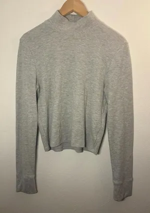 American Eagle Mock Neck Long Sleeve Top Size XL thumbnail 1