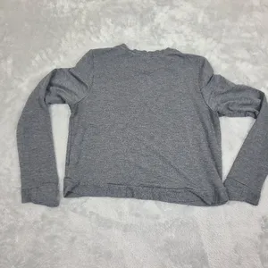 Gymshark Solace sz Sm Womens Gray Cropped Long‎ Sleeve Athletic Pullover Sweater thumbnail 7