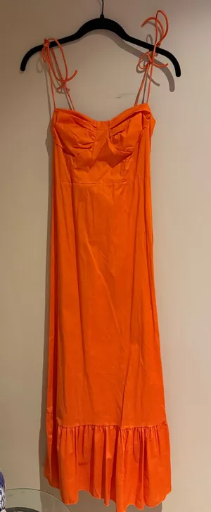 Orange maxi dress thumbnail 1