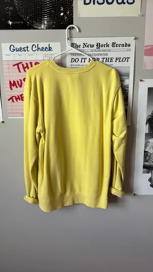 Emma Chamberlain Crewneck Yellow Size M thumbnail 3