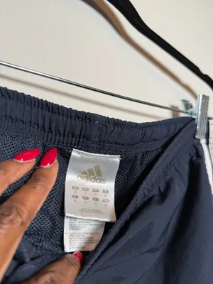 Women adidas Nylon Blue Track Pants thumbnail 3
