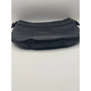 Kate Spade NY Black Leather Saddle Crossbody‎ Bag Adjustable Strap Boho Chic thumbnail 4