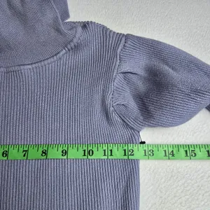 ELLIATT Victoria Knit Dress‎ Ribbed Turtleneck Midi Greay Womens Size S thumbnail 9
