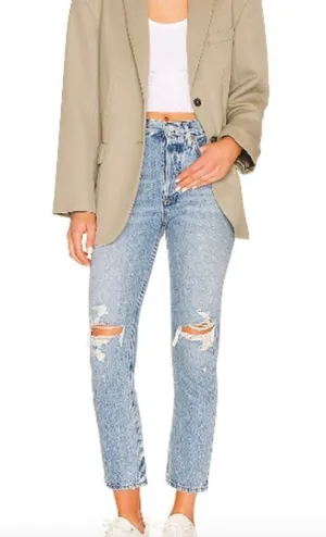AGOLDE Riley High Rise Straight Jeans thumbnail 1