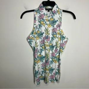 Swannies‎ golf Hurley polo tank top racer back athletic activewear women's small thumbnail 3