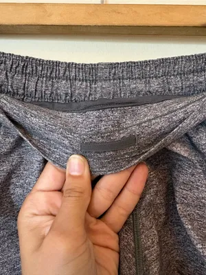 LULULEMON Hotty Hot Lined Active Short II 2.5" Heather Lux Multi Gray/Black Sz 6 thumbnail 7
