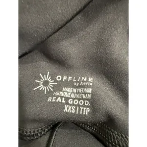 OFFLINE by Aerie Womens Gray Ruffle Skirted Shorts‎ Skort High Rise Activewear thumbnail 4