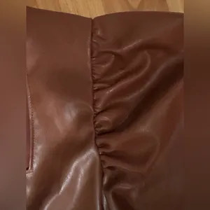 Glam Chocolate Faux Leather Dress thumbnail 5