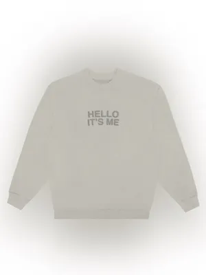 Adele Hello It's Me Crewneck Sweatshirt Official Concert Merch Bone White Medium thumbnail 7