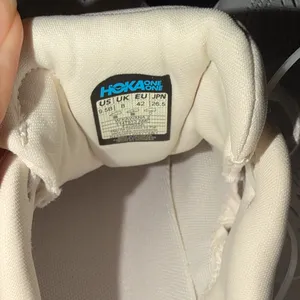 Hoka Light Gray Athletic Shoes thumbnail 9